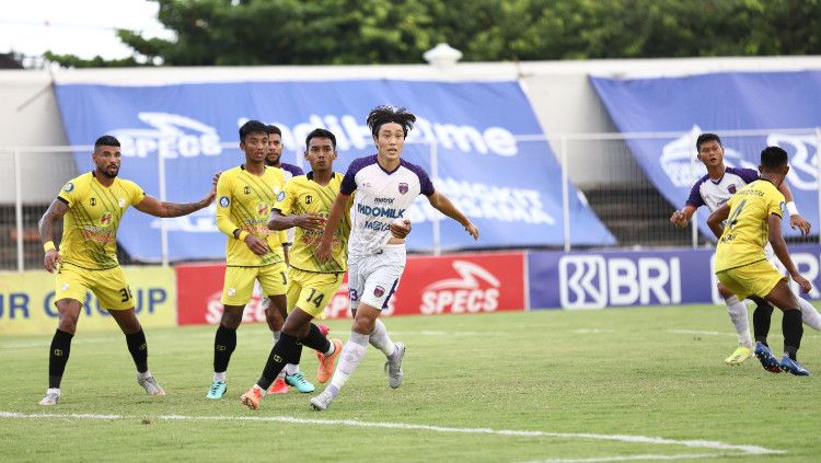 Persita Tangerang kalah 0-2 dari Barito Putera dipekan ke-33 Liga 1 2022, Kamis (24/03/22). Copyright: © Persita Tangerang