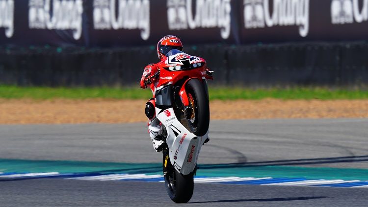 Andi Gilang (Andi Farid Izdihar), pembalap saat tampil di ARRC Thailand 2022 (Foto: Astra Honda Racing Team) Copyright: © Astra Honda Racing Team