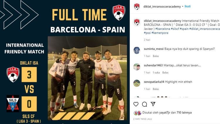 Diklat Imran Soccer Academy mengikuti turnamen di Spanyol Copyright: © Instagram @imran_socceracademy