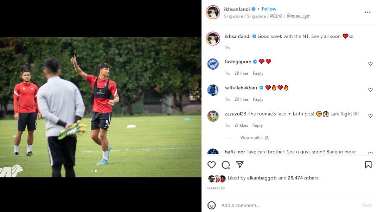 Melihat salah satu penampilan impresif pemain berdarah Pacitan, Jawa Timur, yang sukses pecahkan rekor fantastis di Liga Thailand. Copyright: © instagram.com/ikhsanfandi/