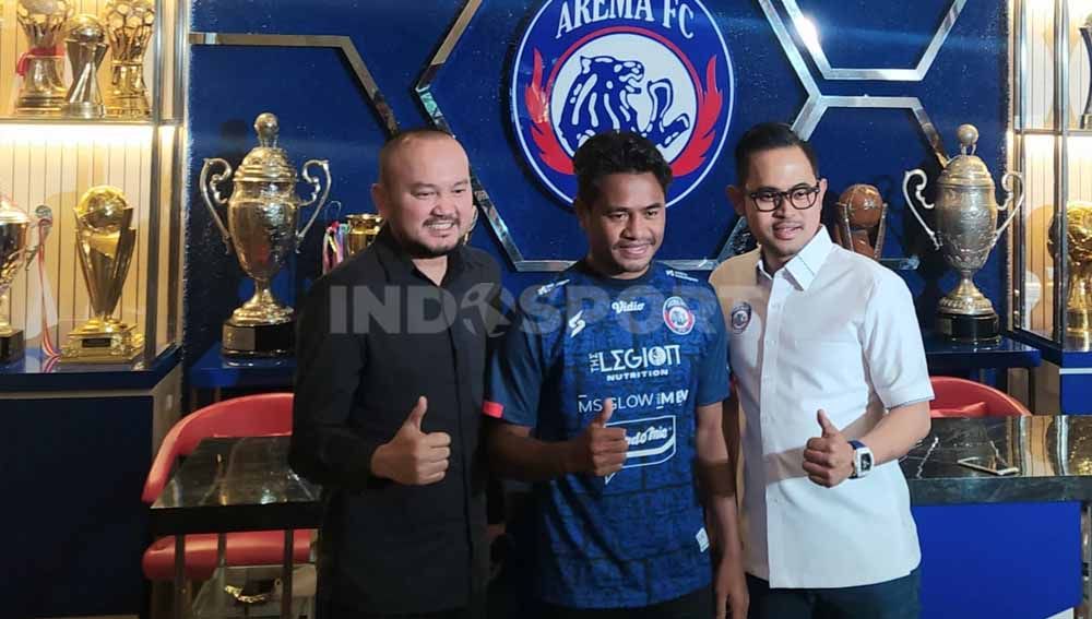 Ilham Udin Armaiyn menjadi satu pemain anyar Arema FC untuk Liga 1 musim depan. Foto: Ian Setiawan/Indosport.com Copyright: © Ian Setiawan/Indosport.com