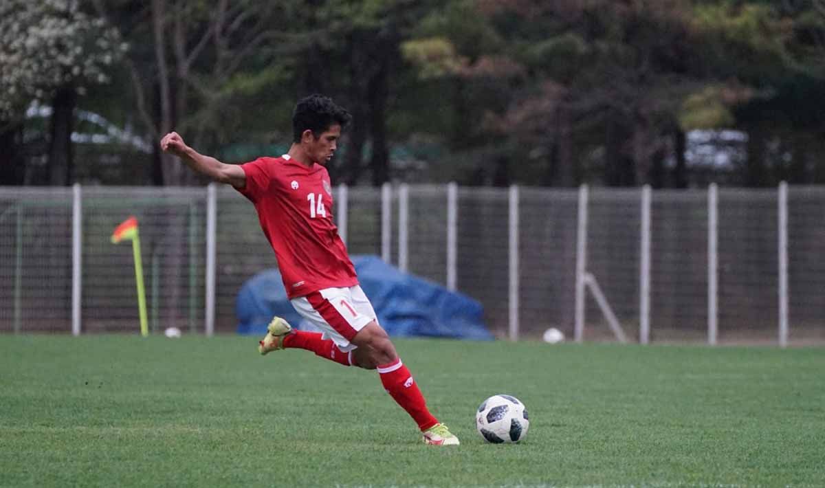 Pemain serba bisa Timnas Indonesia U-19, Subhan Fajri, sangat optimistis terpilih ikut Piala AFF U-19 2022. Foto: PSSI Copyright: © PSSI