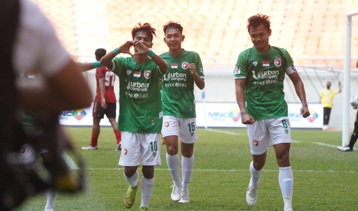 Indonesia All Star berhasil mengalahkan Bali United U-18 dengan skor 3-0 pada laga kedua turnamen Youth International Championship (IYC) 2022 di Stadion JIS, Jumat (15/04/22). Foto: Official Photo IYC 2022 Copyright: © Official Photo IYC 2022