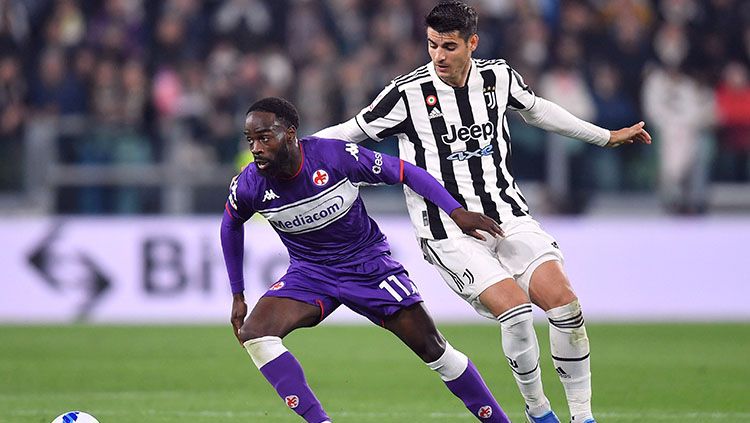 Laga leg kedua semifinal Coppa italia antara Juventus vs Fiorentina, Kamis (21/04/22) dini hari WIB Copyright: © REUTERS/Daniele Mascolo