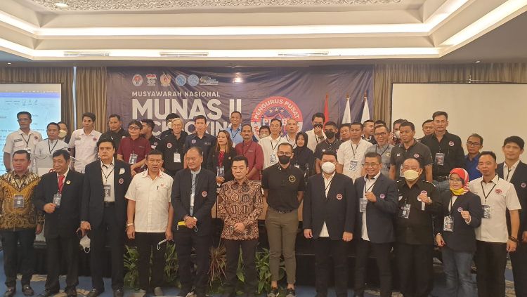 Pengurus Pusat Kick Boxing Indonesia (PP KBI) menggelar musyawarah nasional (Munas) II di kawasan Senayan, Jakarta, Sabtu (23/04/22). Copyright: © Dok. PP KBI