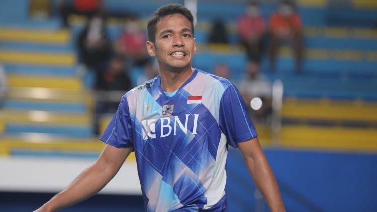 Pebulutangkis tunggal putra Indonesia, Chico Aura Dwi Wardoyo, mengaku ingin melangkah jauh di Badminton Asia Championship 2022. Copyright: © PBSI