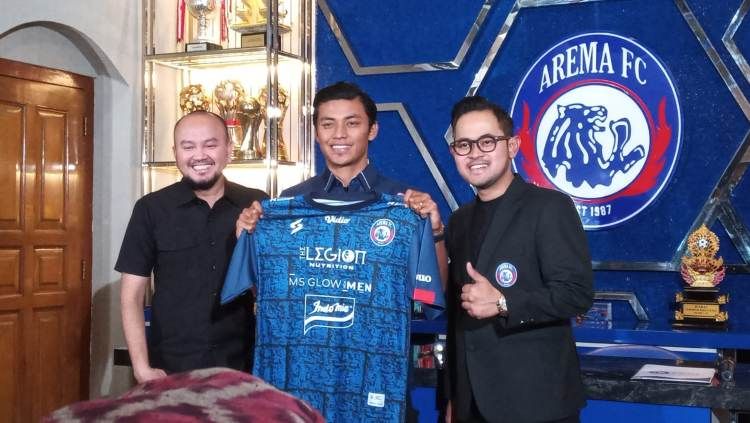 Pemain baru Arema FC, Irsyad Maulana. Copyright: © Ian Setiawan/INDOSPORT