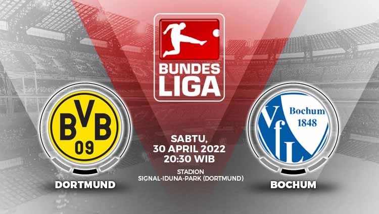 Pertandingan antara Borussia Dortmund vs Bochum (Bundesliga Jerman). Copyright: © Grafis: Yuhariyanto/INDOSPORT.com