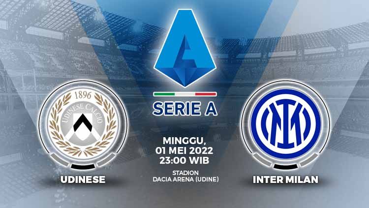 Pertandingan antara Udinese vs Inter Milan (Serie A Italia). Copyright: © Grafis: Yuhariyanto/INDOSPORT.com
