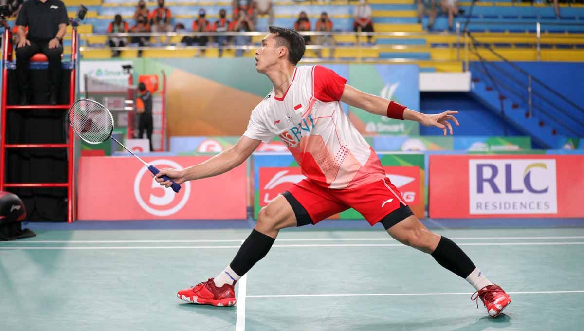 Pebulutangkis tunggal putra Indonesia, Jonatan Christie di BAC 2022. Foto: PBSI Copyright: © PBSI