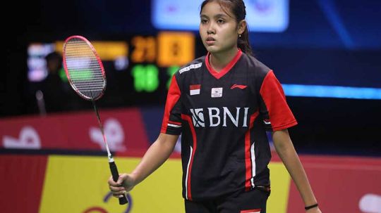 Pebulutangkis tunggal putri Indonesia, Bilqis Prasista. Foto: PBSI Copyright: © PBSI