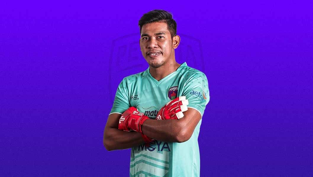 Kiper baru Persita, Dede Sulaeman. Foto: Persita Copyright: © Persita