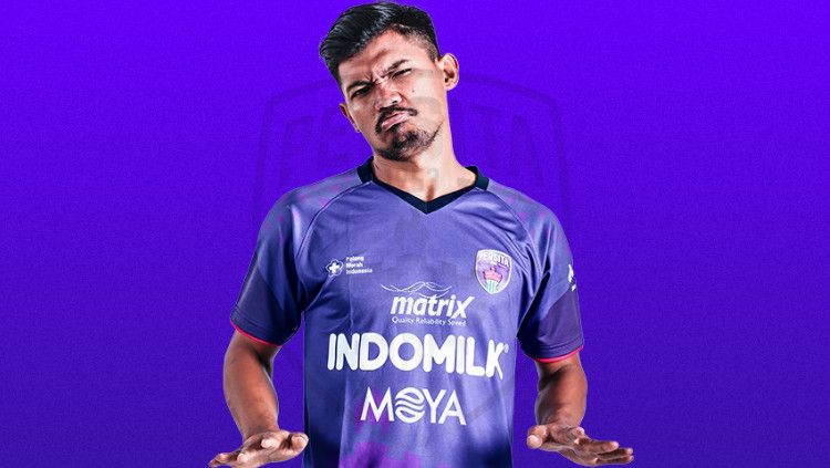 Pemain baru Persita Tangerang untuk Liga 1 musim 2022/2023, Heri Susanto. Copyright: © Persita Tangerang