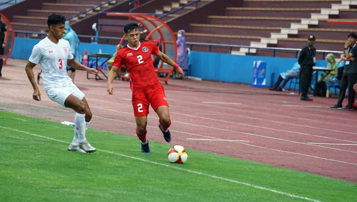 Timnas Indonesia sukses meraih kemenangan 3-1 atas Myanmar di fase penyisihan grup A SEA Games 2021. Foto: PSSI Copyright: © PSSI