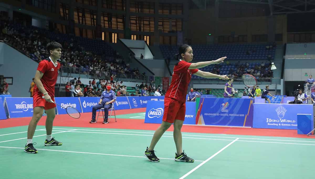 Netizen memberikan beragam doa agar Adnan/Mychelle bisa lebih beruntung di turnamen berikutnya. Copyright: © PBSI