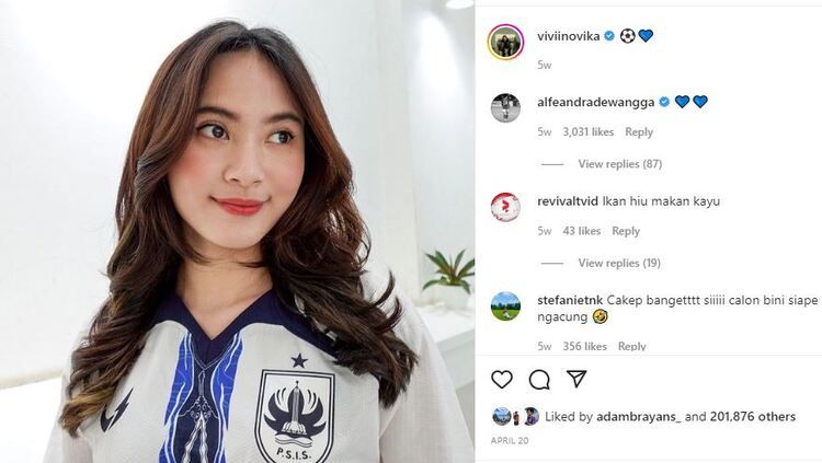 Vivi Novika, kekasih dari Alfeandra Dewangga Copyright: © Instagram @viviinovika