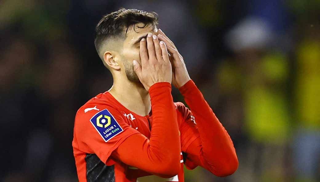 Pemain Stade Rennes, Martin Terrier. Foto: REUTERS/Stephane Mahe Copyright: © REUTERS/Stephane Mahe