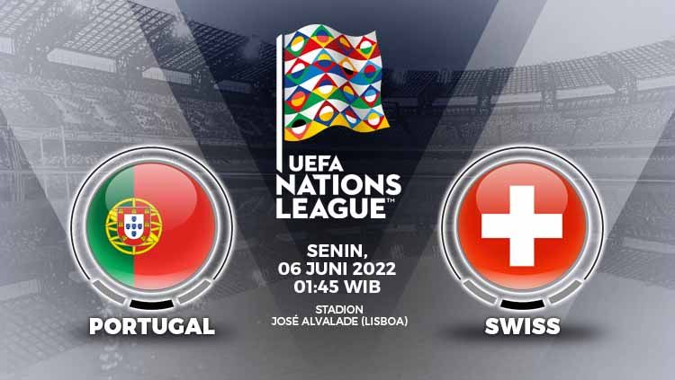 Pertandingan antara Portugal vs Swiss (UEFA Nations League). Copyright: © Grafis: Yuhariyanto/INDOSPORT.com