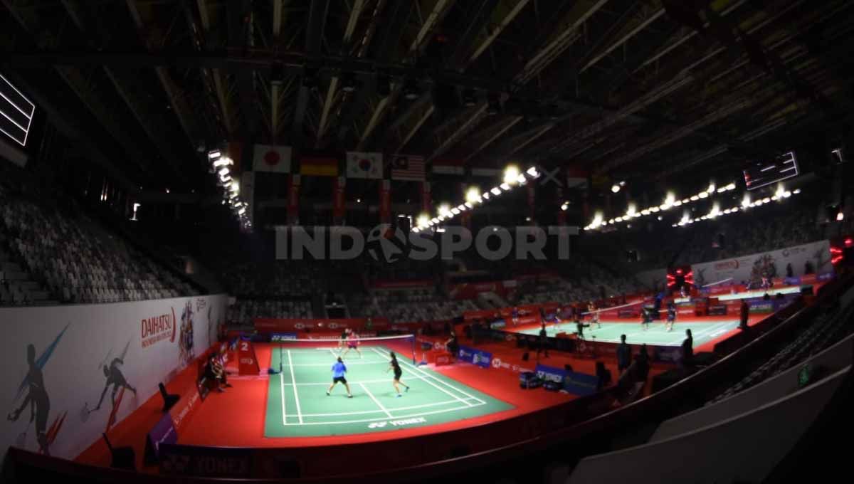 Pihak penyelenggara Indonesia Masters 2023 masih menjual tiket secara langsung atau On The Spot (OTS) mulai dari Rp110 ribuan saja. Foto: Herry Ibrahim/Indosport.com Copyright: © Herry Ibrahim/Indosport.com