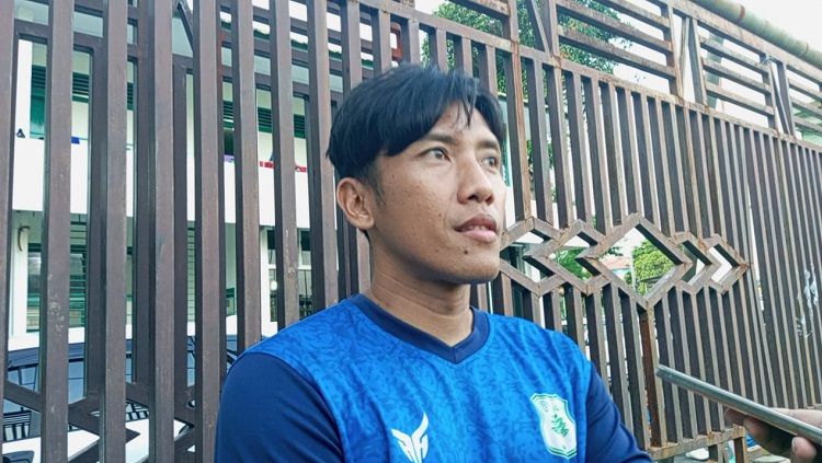 Pemain anyar PSMS Medan, Ahmad Bustomi. Copyright: © Aldi Aulia Anwar/INDOSPORT