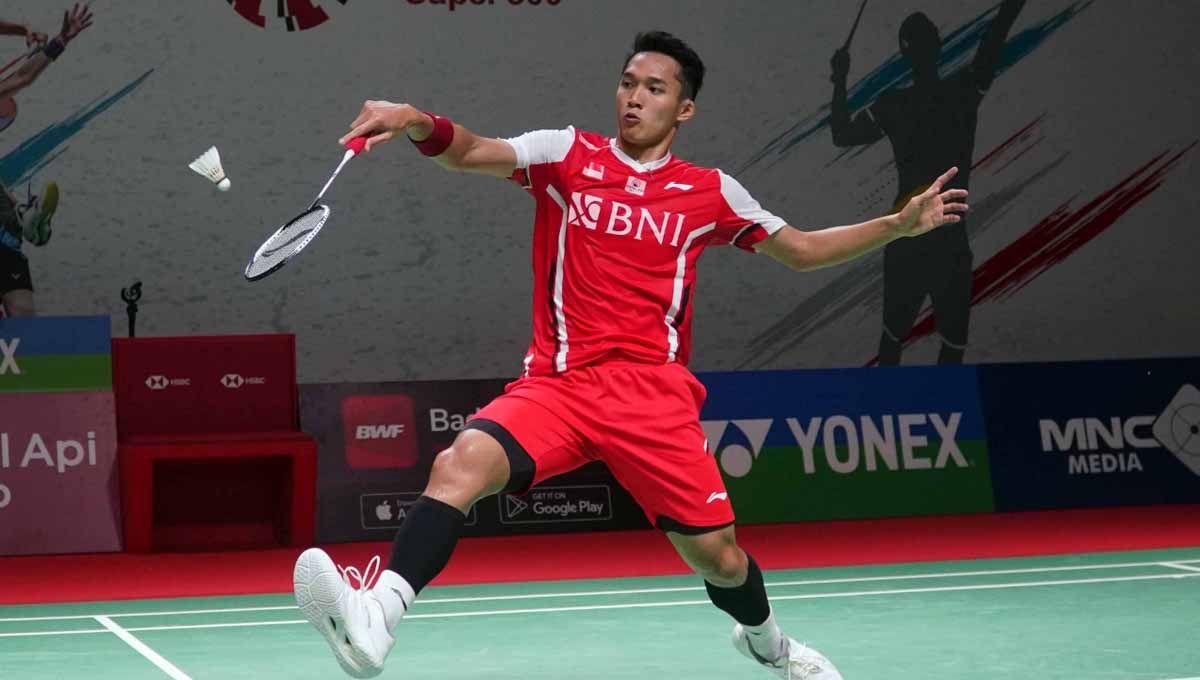 Tunggal Putra Indonesia Jonatan Christie. Foto: PBSI Copyright: © PBSI