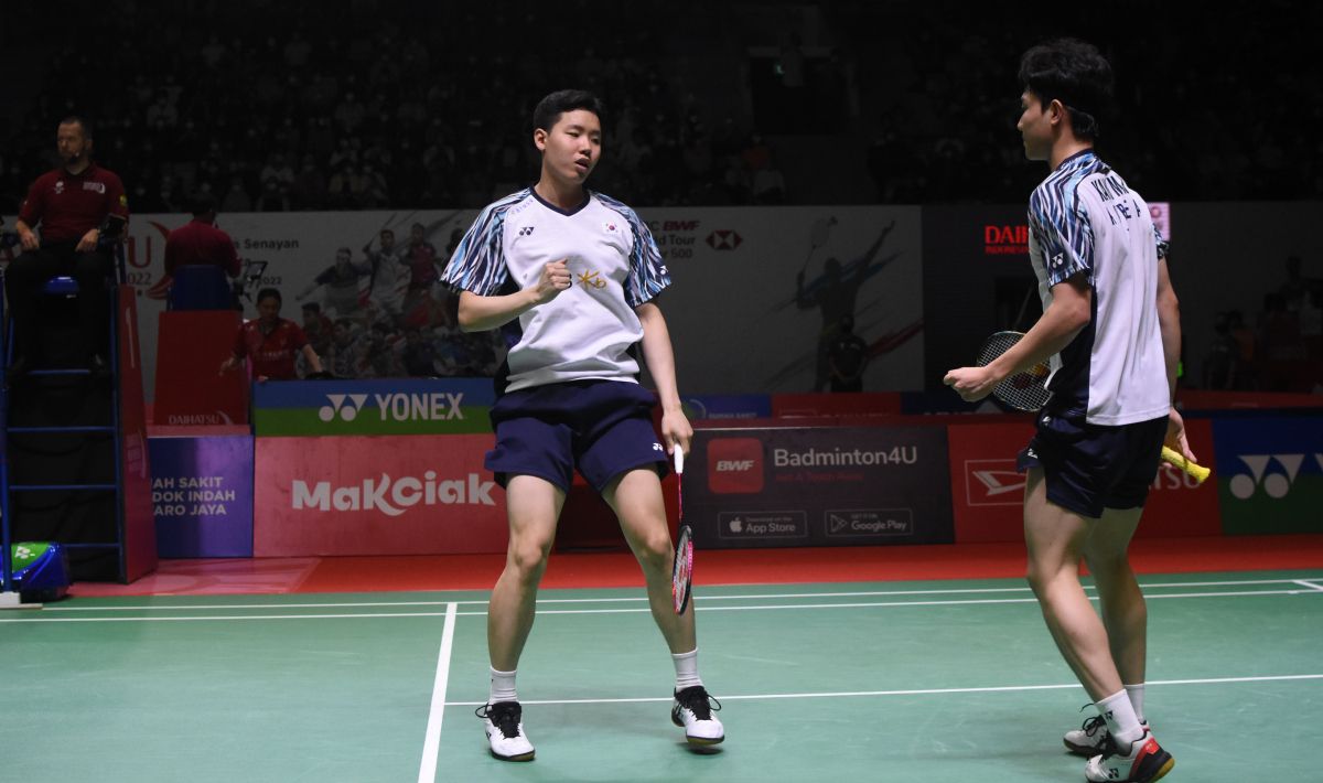 All England 2023, Kang Min Hyuk, Seo Seung Jae/Kang Min Hyuk, Fajar/Rian, Fajar Alfian/Rian Ardianto, Bulutangkis, Badminton Copyright: © Herry Ibrahim/INDOSPORT