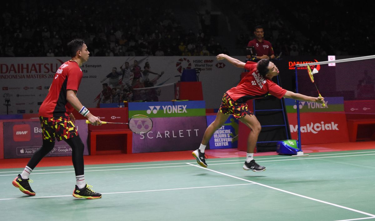 Ganda putra Indonesia, Fajar Alfian/Muahammad Rian Ardianto. Copyright: © Herry Ibrahim/INDOSPORT