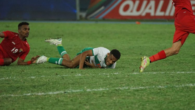 Timnas Indonesia vs Jordania di laga kedua  Grup A putaran ketiga Kualifikasi Piala Asia 2023, Minggu (12/06/22). Copyright: © PSSI