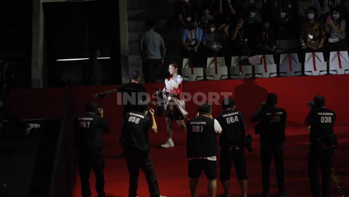 Acara perpisahan Greysia Polii di Istora Senayan, Minggu (12/06/22). Foto: Herry Ibrahim/Indosport.com Copyright: © Herry Ibrahim/Indosport.com