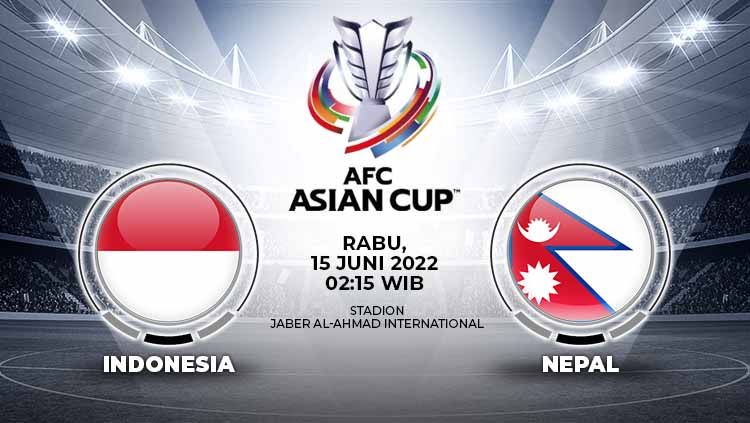 Pertandingan antara Timnas Indonesia vs Nepal di Kualifikasi Piala Asia. Copyright: © Grafis: Yuhariyanto/Indosport.com