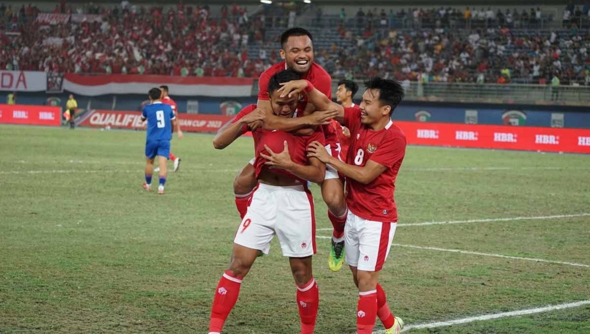 Laga antara Timnas Indonesia vs Nepal di Kualifikasi Piala Asia. Foto: Herry Ibrahim/Indosport.com Copyright: © PSSI
