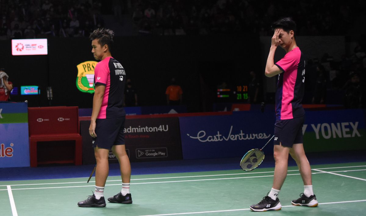 Ganda putra Indonesia, Kevin Sanjaya/Marcus Gideon Copyright: © Herry Ibrahim/INDOSPORT