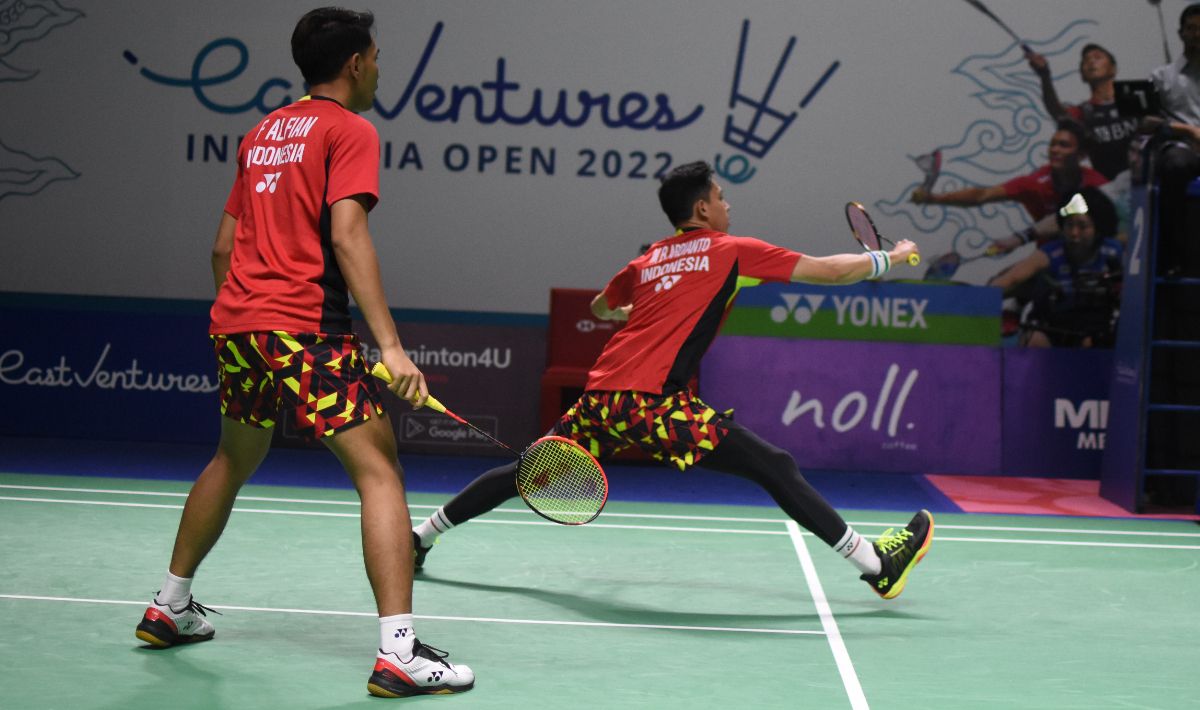 Ganda putra Indonesia, Fajar Alfian/Muahammad Rian Ardianto. Copyright: © Herry Ibrahim/INDOSPORT