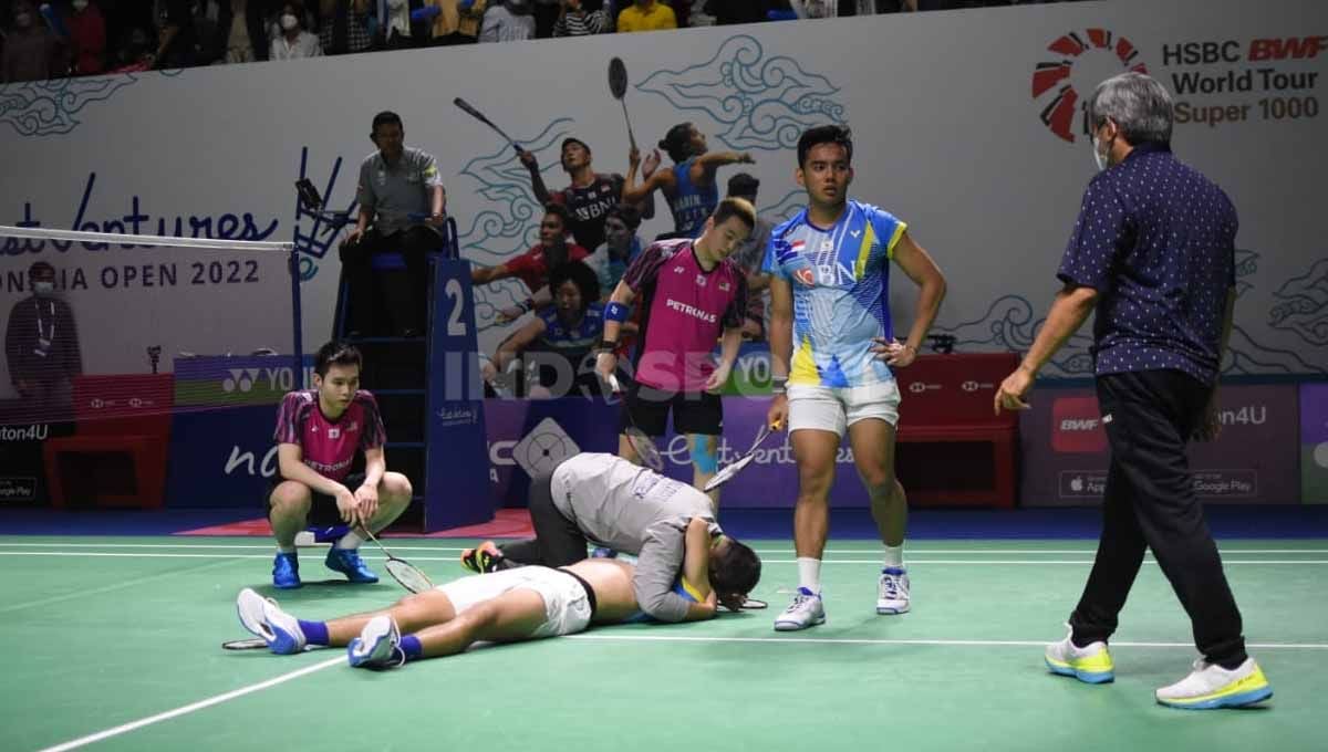 Kembalinya Yeremia Yacob Rambitan di Malaysia Open 2023 tampaknya masih menyisakan trauma bagi sejumlah Badminton Lovers (BL) Indonesia. Foto: Herry Ibrahim/INDOSPORT Copyright: © Herry Ibrahim/INDOSPORT