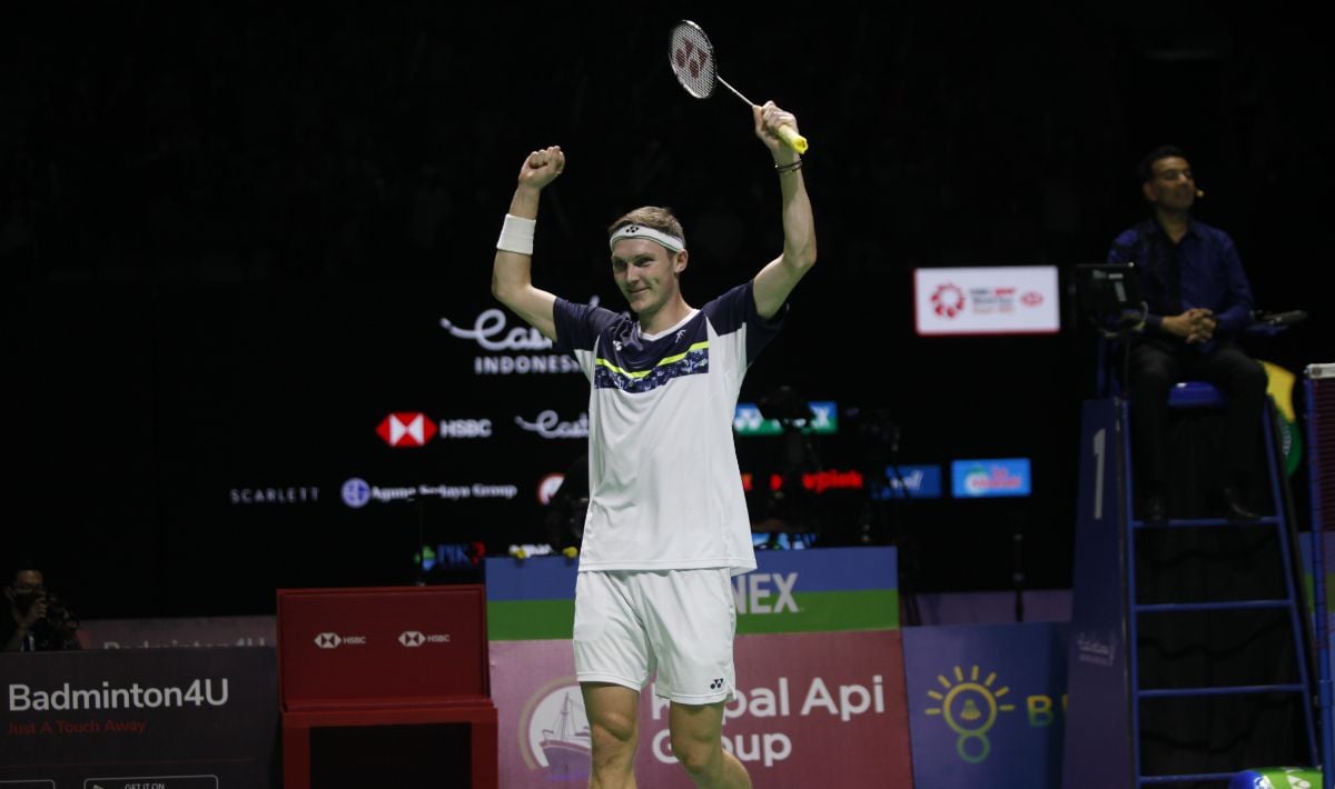 Tunggal putra Denmark, Viktor Axelsen comeback di Indonesia Open 2023 Copyright: © Herry Ibrahim/INDOSPORT