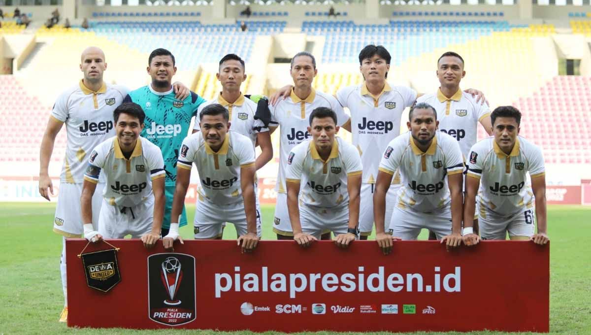 Skuat Dewa United FC. Foto: pialapresiden Copyright: © pialapresiden