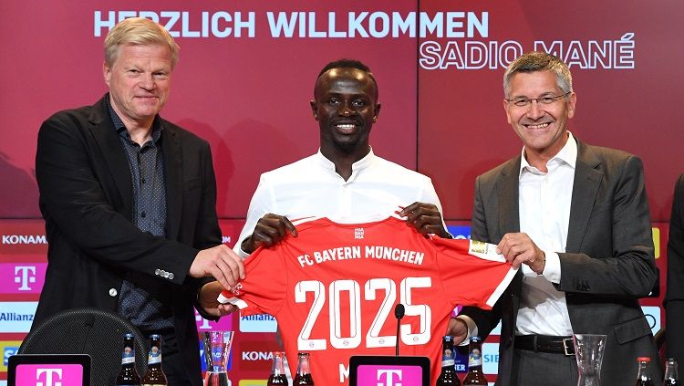 Sadio Mane resmi diperkenalkan oleh Bayern Munchen (REUTERS/Andreas Gebert) Copyright: © REUTERS/Andreas Gebert