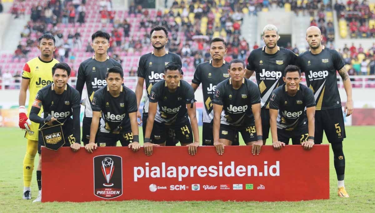 Skuat Dewa United. Foto: pialapresiden.id Copyright: © pialapresiden.id