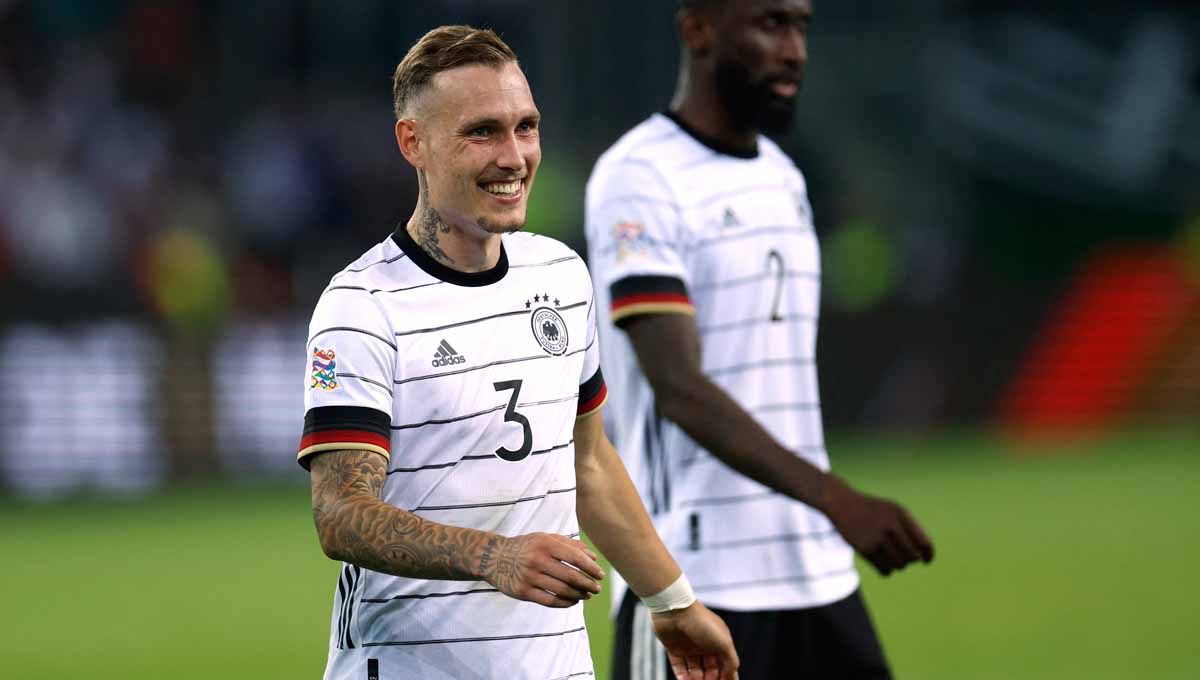 David Raum, pemain dari Timnas Jerman. Foto: REUTERS-Heiko Becker Copyright: © REUTERS-Heiko Becker