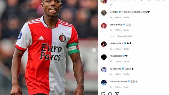 Bek muda Feyenoord, Tyrell Malacia, yang akan jadi pembelian pertama Manchester United dan Erik ten Haag. (Foto: Instagram@tyrellmalacia) Copyright: © Instagram@tyrellmalacia