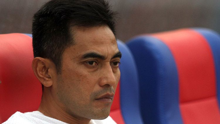 Pelatih PSS Sleman, Seto Nurdiyantoro. Copyright: © Prabowo/INDOSPORT