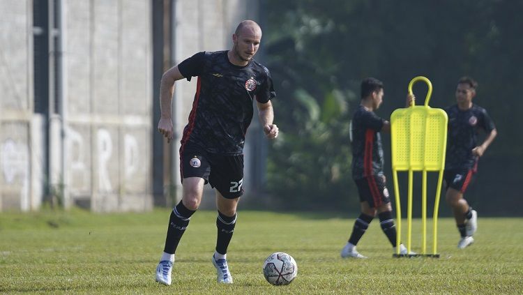 Striker anyar Persija Jakarta, Michael Krmencik. Copyright: © Media Persija