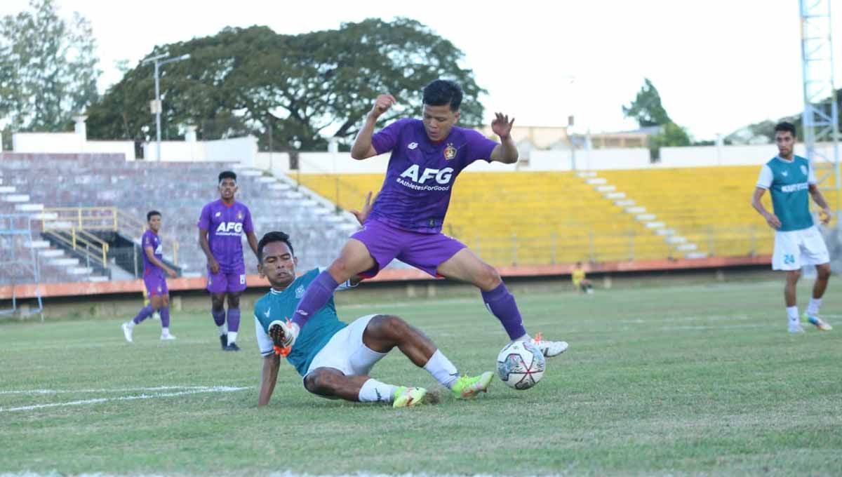 Pertandingan uji coba antara Persik Kediri vs Nusantara United. Foto: MO Persik Copyright: © MO Persik