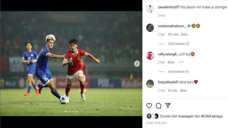 Zanadin Fariz, gelandang Persis Solo dan Timnas Indonesia U-19. Copyright: © Instagram @zanadinfariz07/PSSI