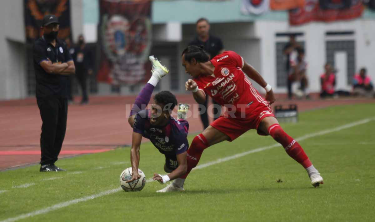 Acara launching tim Persija Jakarta untuk Liga 1 2022/2023 sekaligus pertandingan uji coba melawan RANS Nusantara di Stadion Wibawa Mukti, Sabtu (16/07/22). Copyright: © Herry Ibrahim/INDOSPORT