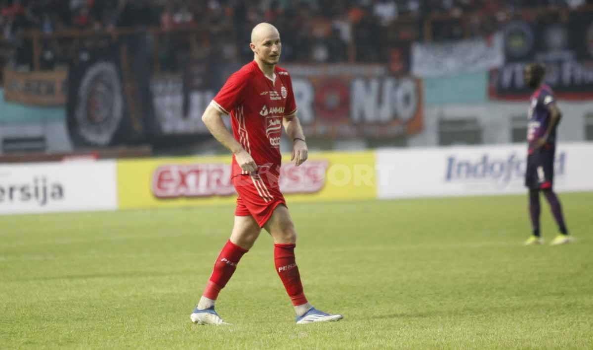 Striker asing anyar Persija Jakarta, Michael Krmencik. Copyright: © Herry Ibrahim/INDOSPORT