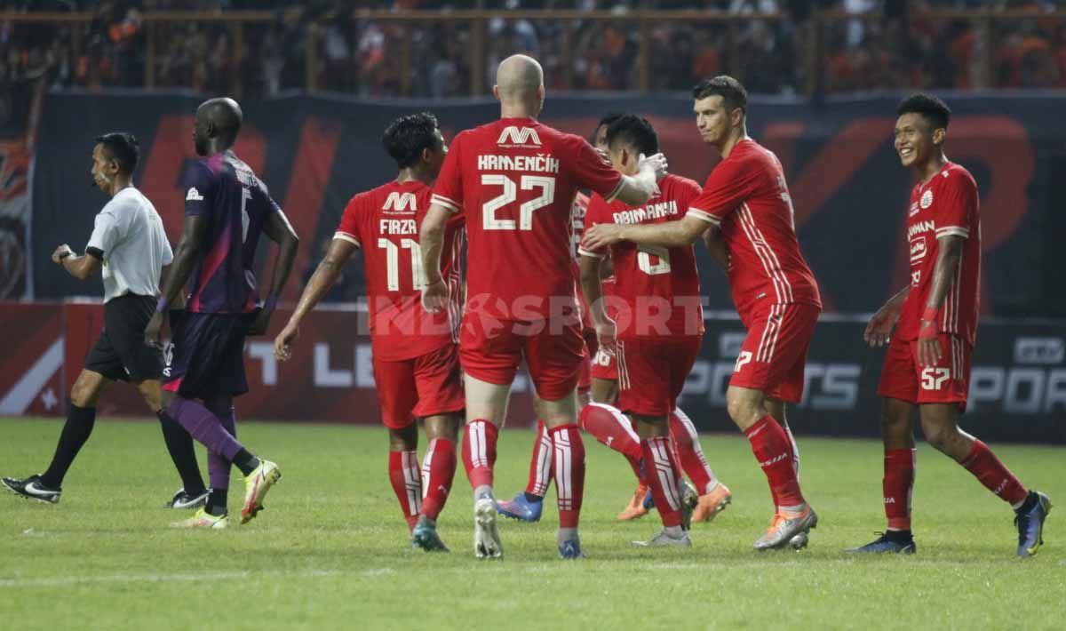 Persija Jakarta tidak akan tampil full tim saat berhadapan dengan PSM Makassar pada laga Liga 1, Jumat (05/08/22). Copyright: © Herry Ibrahim/INDOSPORT