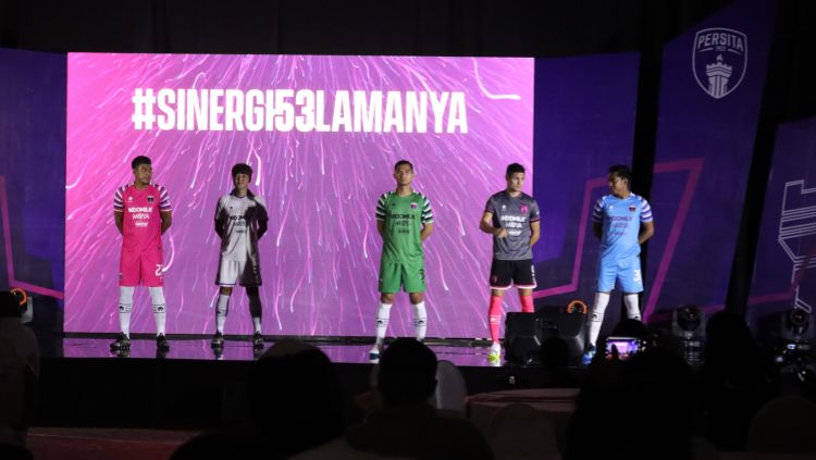 Launching tim Persita Tangerang untuk Liga 1 musim 2022/2023. Copyright: © Persita Tangerang