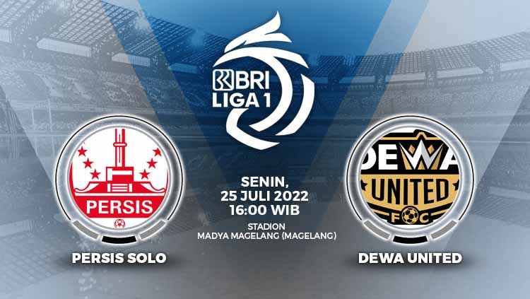 Berikut ini prediksi pertandingan kompetisi Liga 1 2022/2023 antara Persis Solo vs Dewa United di Stadion Moch Soebroto, Magelang, Senin (25/07/22) sore. Copyright: © Grafis: Yanto/INDOSPORT