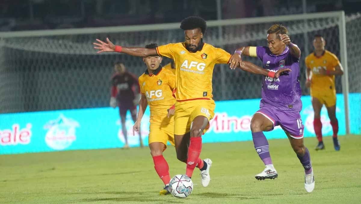 Pertandingan antara Persita Tangerang vs Persik Kediri di BRI Liga 1 2022, Senin (25/07/22). Foto: MO Persik Copyright: © MO Persik